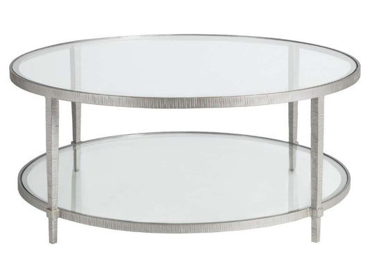 Artistica Home - Metal Designs Claret Round Cocktail Table - Argento - 01-2233-943-46 veiw 2