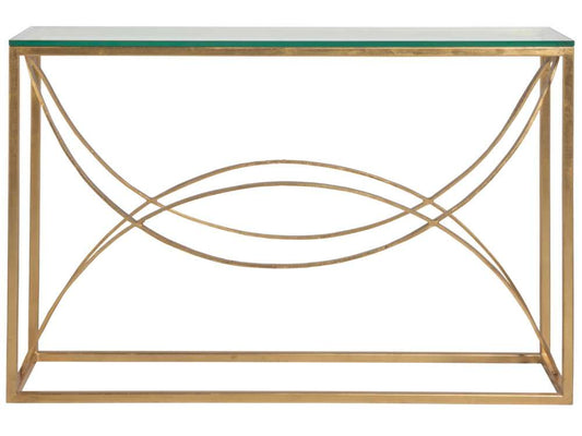 Artistica Home - Metal Designs Ellipse Console - Gold Leaf - 01-2234-966-48 veiw 2