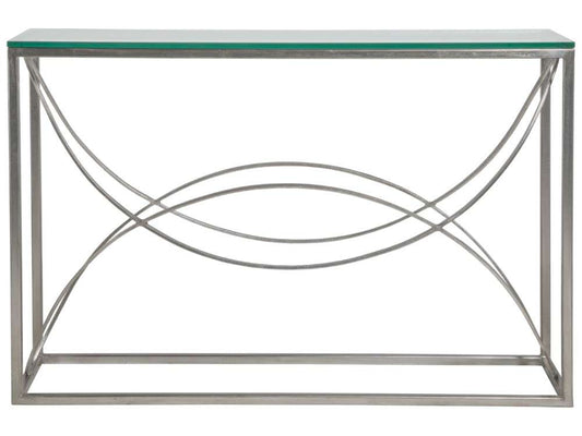 Artistica Home - Metal Designs Ellipse Console - Silver - 01-2234-966-47 veiw 2