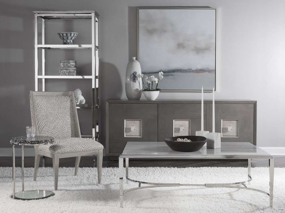 Artistica Home - Cohesion Program Haiku Upholstered Side Chair - Bianco finish - 01-2057-880-40-01 veiw 3