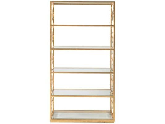 Artistica Home - Metal Designs Honeycomb Etagere - Gold foil finish - 01-2056-991-48 veiw 2