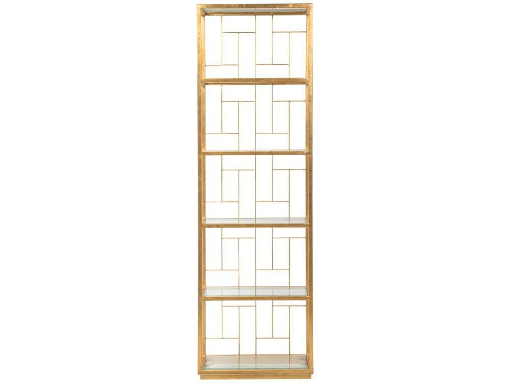 Artistica Home - Metal Designs Mid Geo Slim Etagere - Gold foil finish - 01-2056-989-48 veiw 1