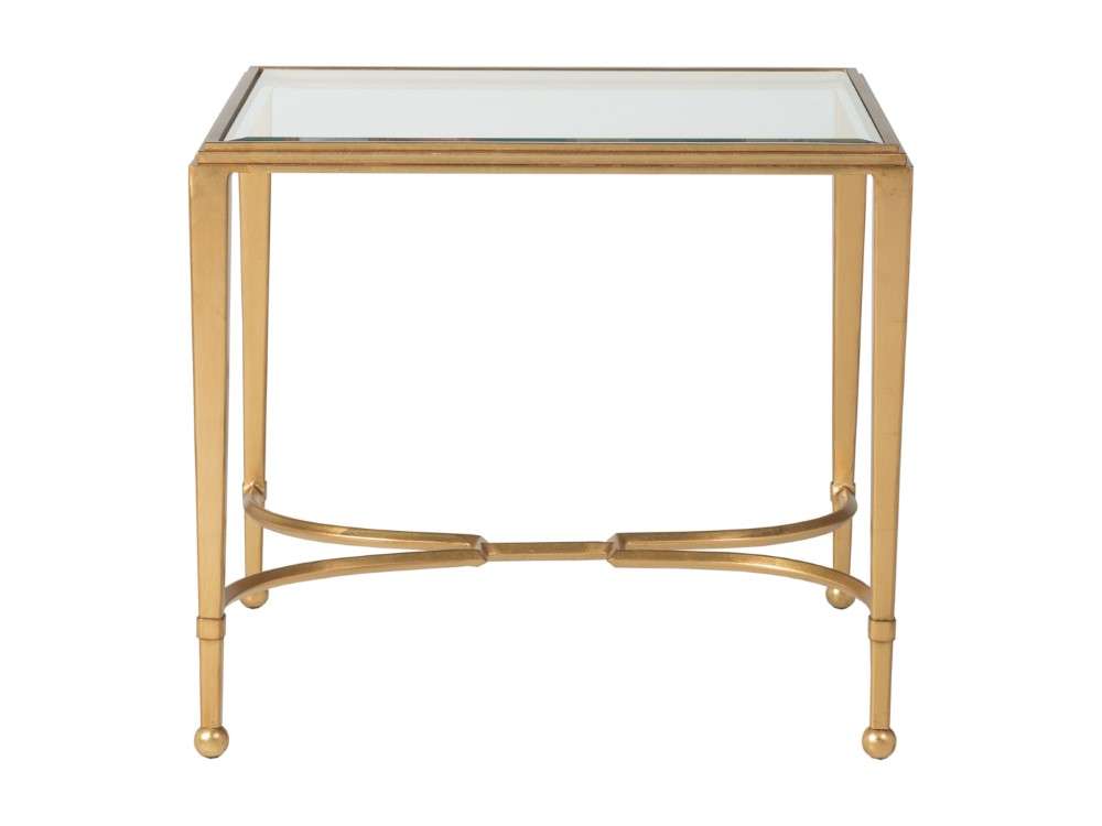 Artistica Home - Metal Designs Sangiovese Rectangular End Table - Gold Leaf Finish - 01-2011-959-48 veiw 2