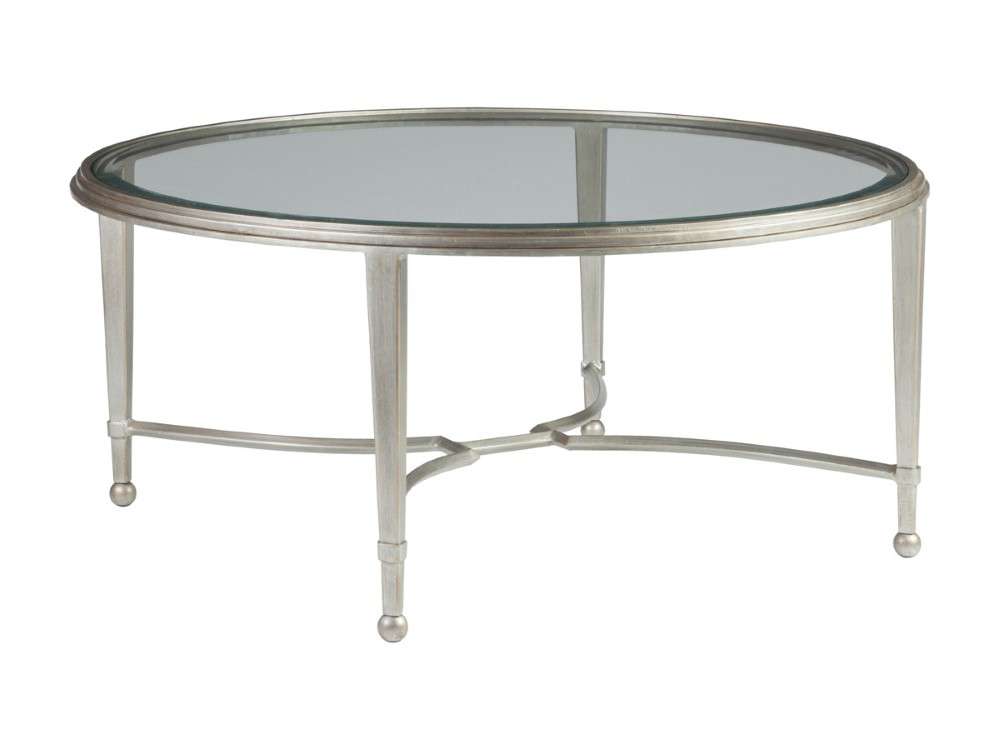 Artistica Home - Metal Designs Sangiovese Round Cocktail Table - Argento - 01-2011-943-46 veiw 1