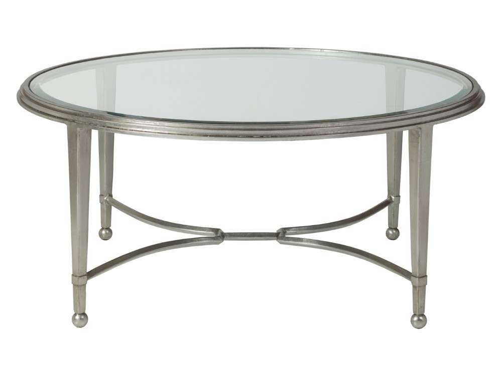 Artistica Home - Metal Designs Sangiovese Round Cocktail Table - Silver antiqued effect - 01-2011-943-47 veiw 1