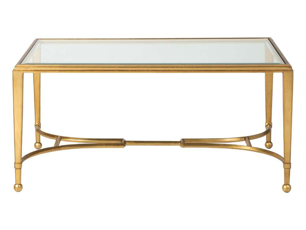 Artistica Home - Metal Designs Sangiovese Small Rectangular Cocktail Table - Gold Leaf Finish - 01-2011-945-48 veiw 1