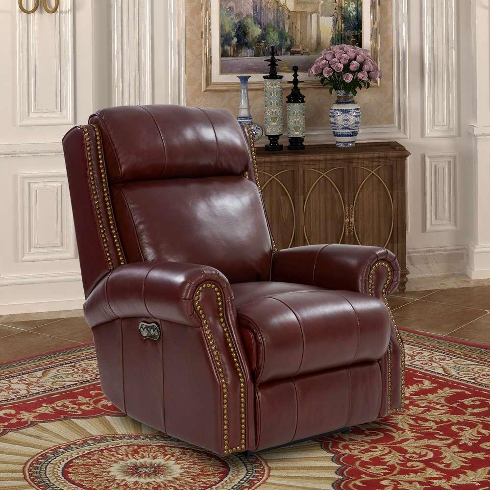 BarcaLounger - Blair Big & Tall Power Recliner w/Power Head Rest Marisol Cabernet - 9PH3354571576 veiw 5