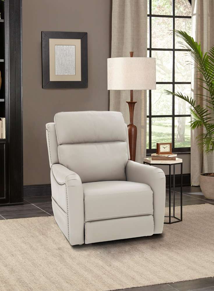 BarcaLounger - Longview Power Lift Recliner w/Power Head Rest, Power Lumbar & Heat Rainer Dove - 23PHLH1211375091 veiw 1
