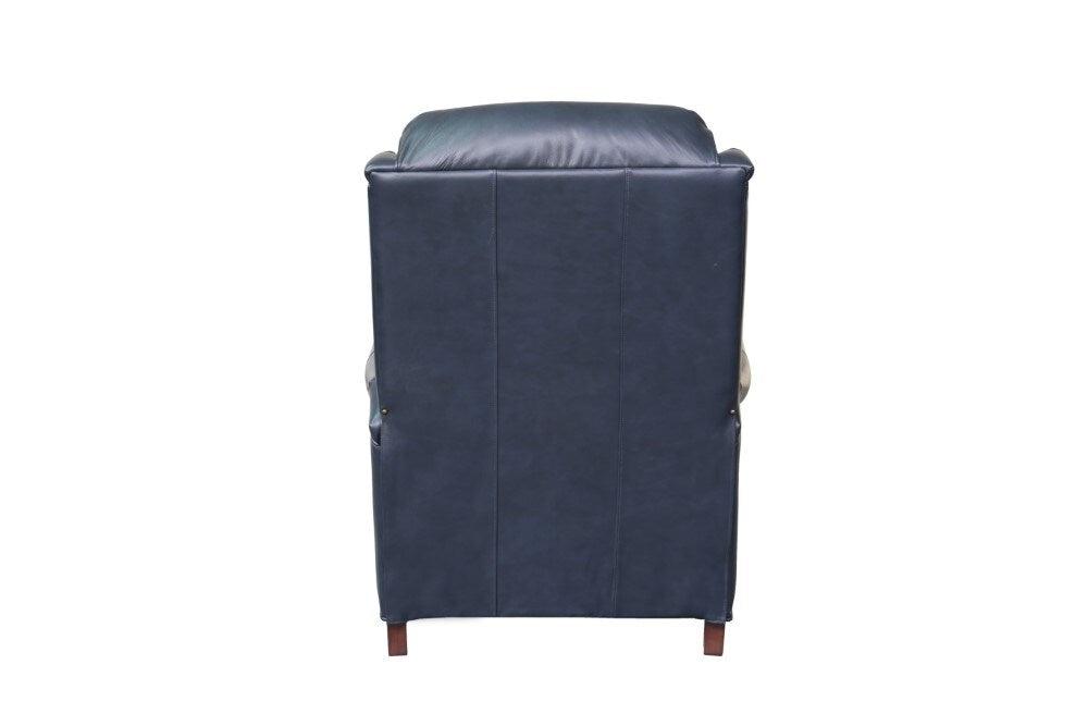 BarcaLounger - Meade Recliner Shoreham Blue Leather - 73058570047 veiw 6