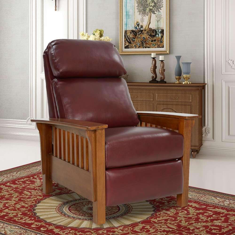 BarcaLounger - Mission Recliner Marisol Cabernet - 73323571576 veiw 1