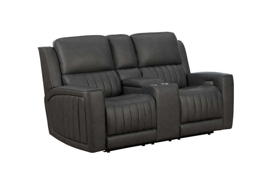 BarcaLounger - Pierce Zero Gravity Power Reclining Loveseat w/Power Head Rests, Power Lumbar & Console in Dark Gray - 24PHL1303376196 veiw 2