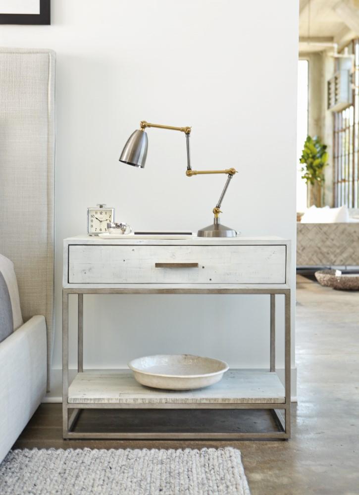 Bernhardt - Loft Alvar Nightstand in Brushed White - 398218W veiw 9