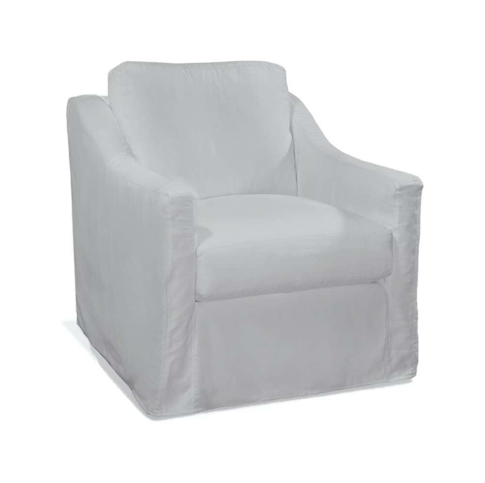 Braxton Culler - Oliver Swivel Chair with Slipcover (White Crypton Performance Fabric) - 731-005XP veiw 1