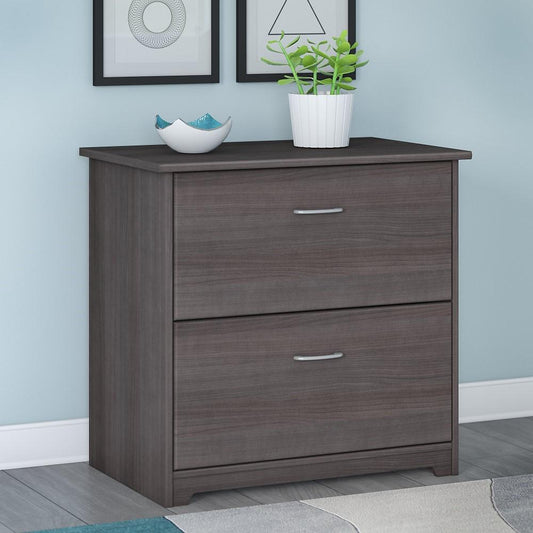 Bush Furniture - Cabot Lateral File Cabinet in Heather Gray - WC31780 veiw 2