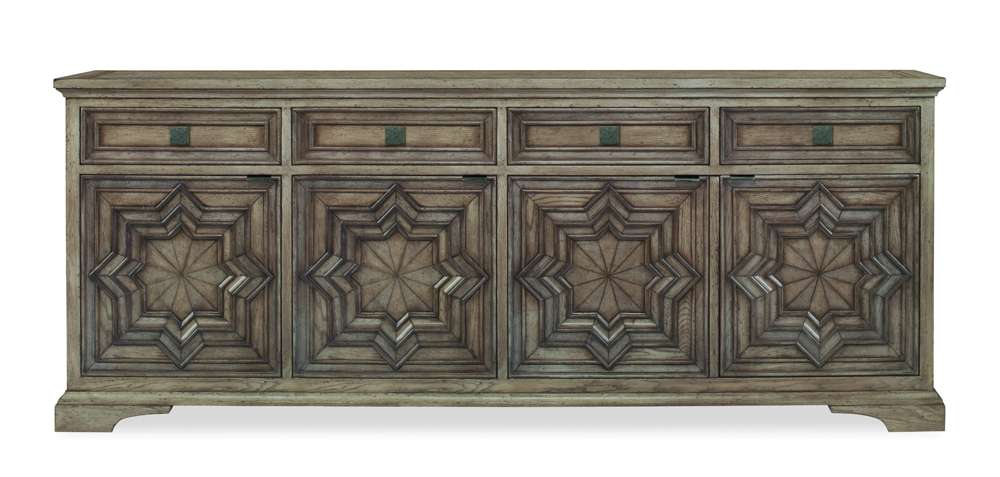 Century Furniture - Casa Bella - Carved Credenza (Timber Grey) - C5H-404 veiw 1