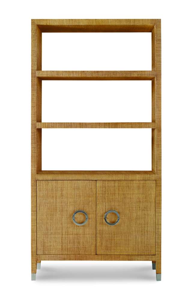 Century Furniture - Curate - Charleston Bookcase-Sand - CT5018-SD veiw 3