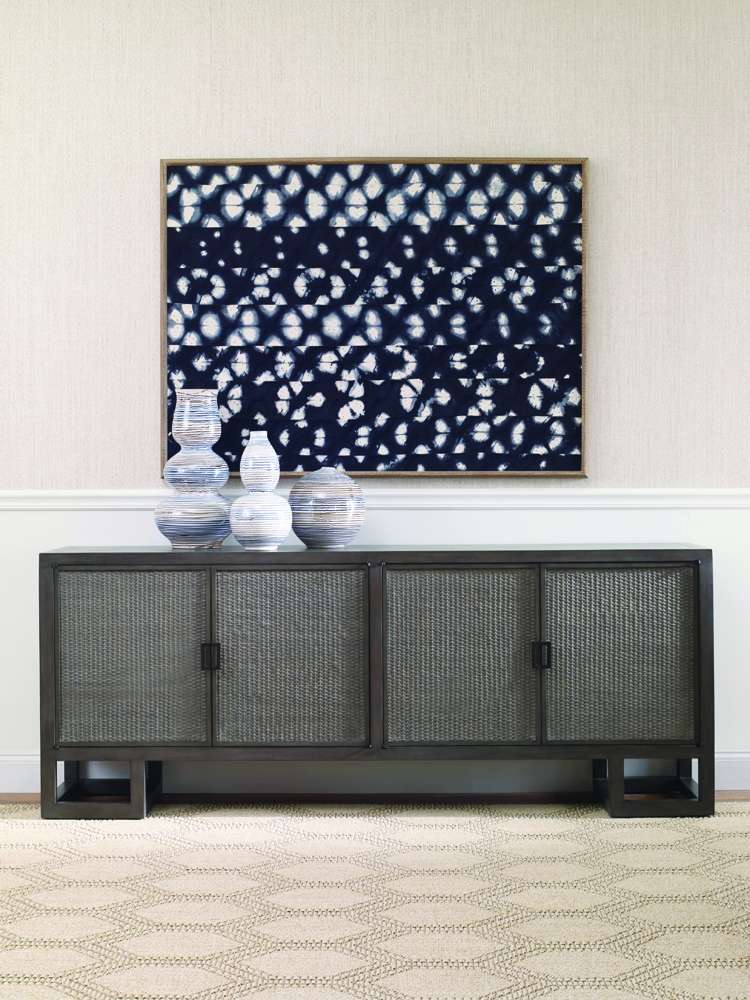 Century Furniture - Curate - Mackinaw 4 Door Credenza-Mink - CT4022-MK veiw 3