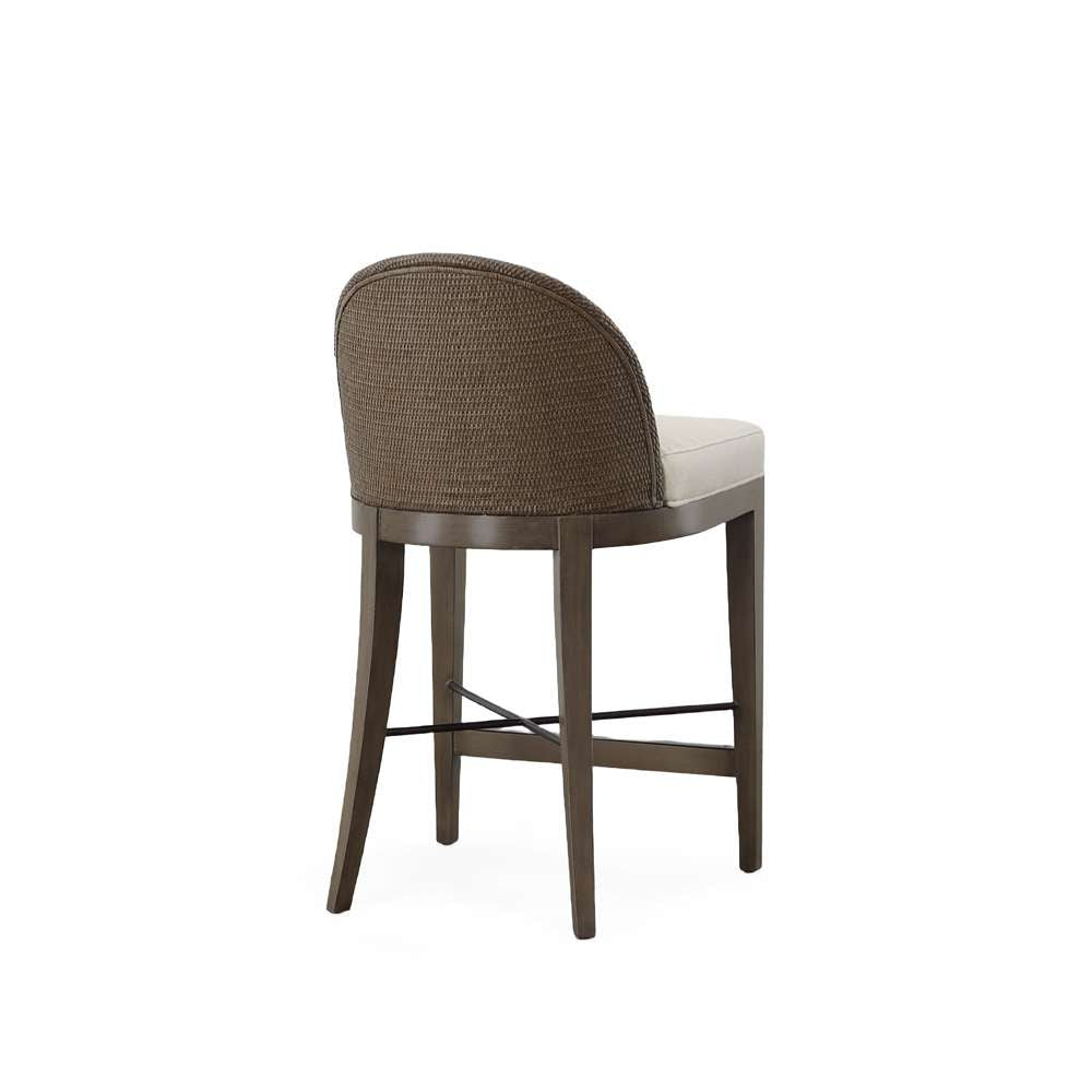 Century Furniture - Curate - Tybee Counter Stool-Mk/Flax - CT4004C-MK-FL veiw 3