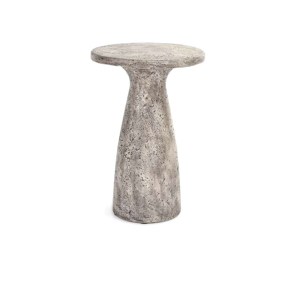 Classic Home - Collins 19in Outdoor Accent Table Light Gray - 51031451 veiw 1