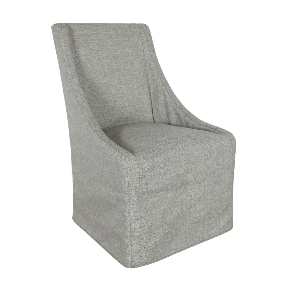 Classic Home - Warwick Rolling Wingback Dining Chair Granite - 53004328 veiw 1