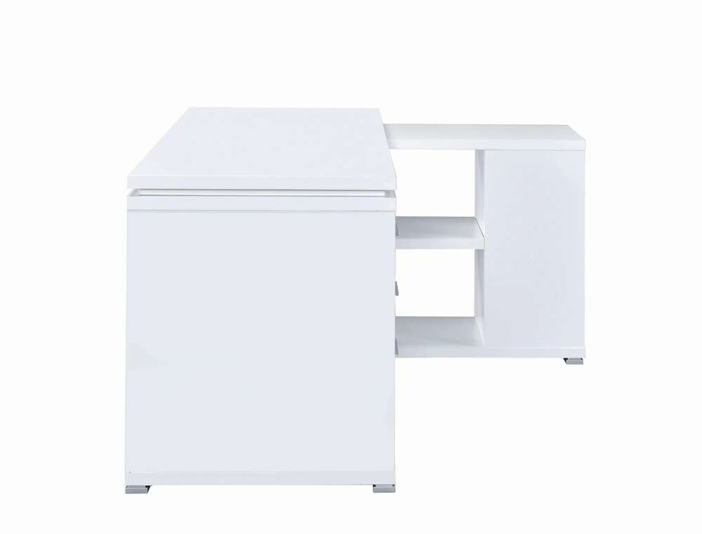 Coaster - Yvette L-Shape Office Desk - 800516 veiw 6