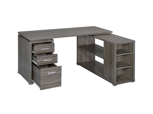 Coaster - Yvette L-Shape Office Desk - 800518 veiw 2