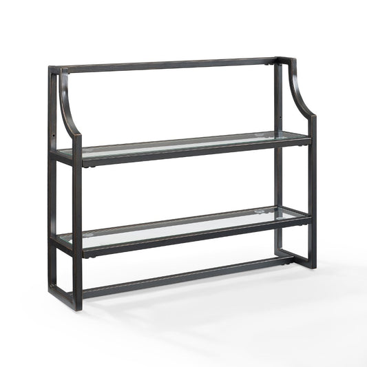 Crosley Furniture - Aimee Wall Shelf Oil Rubbed Bronze - CF6204-BZ veiw 2