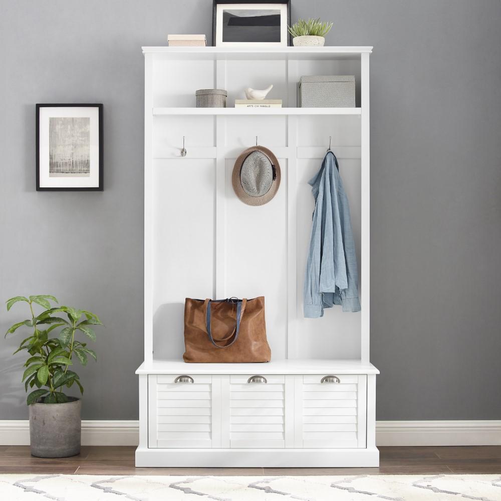Crosley Furniture - Ellison Hall Tree White - CF6024-WH veiw 10