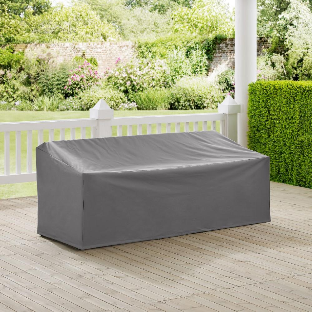 Crosley Furniture - Outdoor Sofa Furniture Cover Gray - CO7503-GY veiw 4