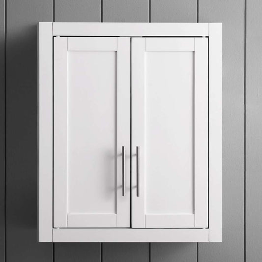 Crosley Furniture - Savannah Wall Cabinet White - CF7027-WH veiw 2