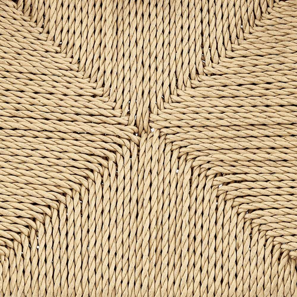 Euro Style - Evelina Outdoor Bar Stool in Heat Treated Ash Frame in Golden Ash Color and Natural Rattan Seat - 39204-GLDASH veiw 7