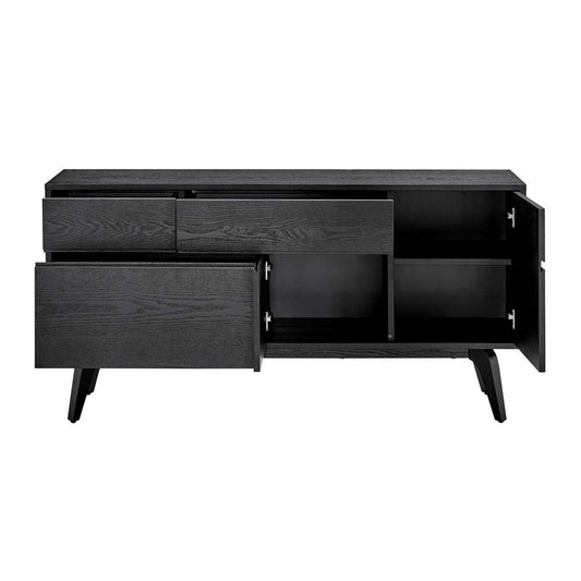 Euro Style - Lawrence 59in Sideboard in Matte Black - 38936-BLK veiw 2
