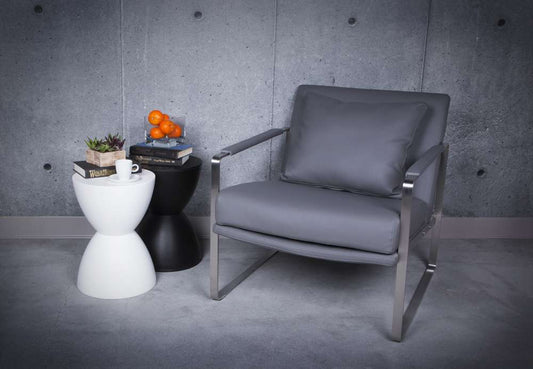 Euro Style - Sallie Stool in Black - 90101BLK veiw 2