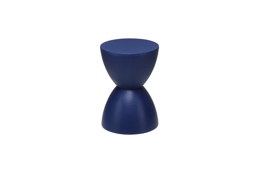 Euro Style - Sallie 16.5inH Plastic Indoor/Outdoor Stool, Blue - 90101BLU veiw 2