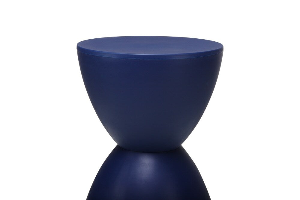 Euro Style - Sallie 16.5inH Plastic Indoor/Outdoor Stool, Blue - 90101BLU veiw 3