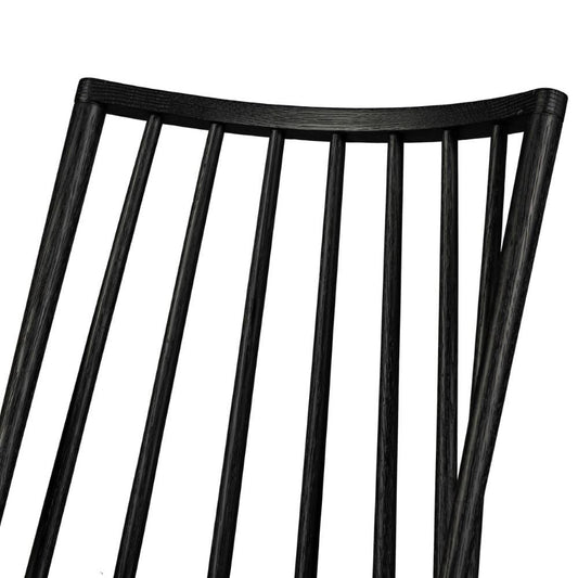 Four Hands - Lewis Windsor Bar Stool - Black Oak - 107651-020 veiw 2