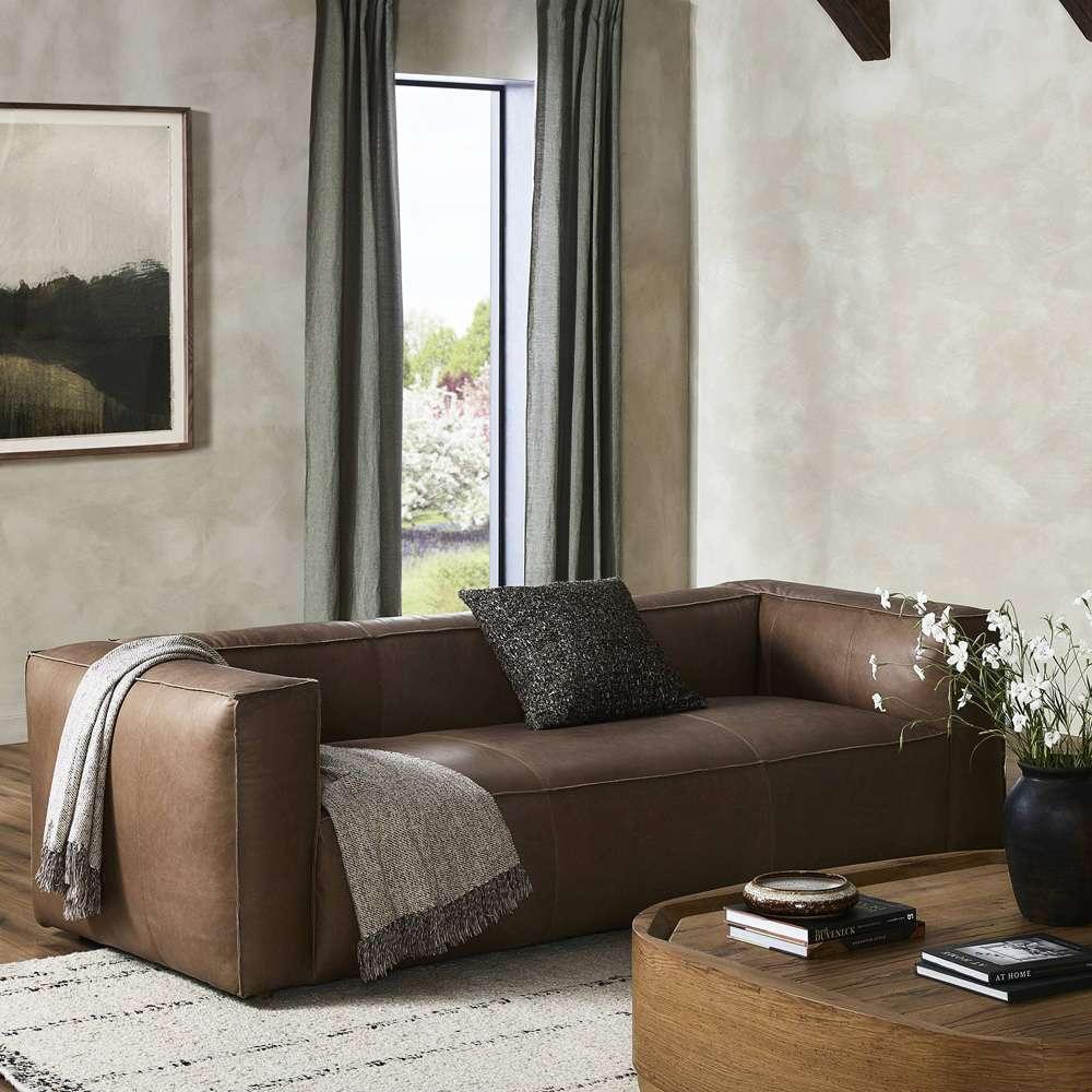 Four Hands - Nolita Reverse Stitch Sofa - 99in - Nat Wash - CCAR-010W-307 veiw 11