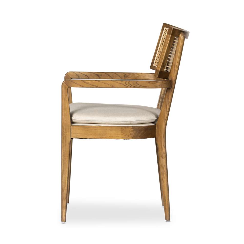 Four Hands - Caswell - Britt Dining Armchair-Savile Flax - 236133-005 veiw 8