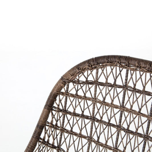 Four Hands - Bandera Outdoor Dining Chair Low Arm - Natural Black - JLAN-130 veiw 2