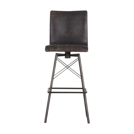Four Hands - Diaw Bar Stool - Rialto Ebony - CIRD-D9E1-482 veiw 2