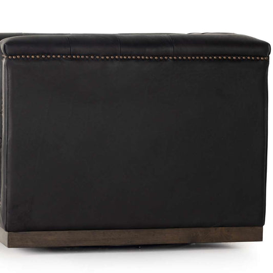 Four Hands - Maxx Swivel Chair - Heirloom Black - 106176-100 veiw 3