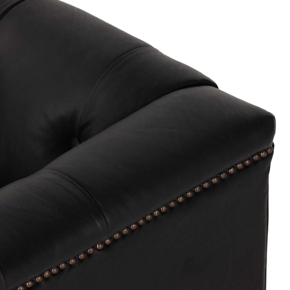 Four Hands - Maxx Swivel Chair - Heirloom Black - 106176-100 veiw 5