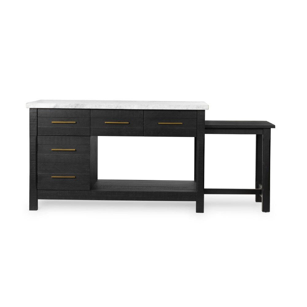 Four Hands - Ian Kitchen Island - Black Acacia - VPTN-040C veiw 13