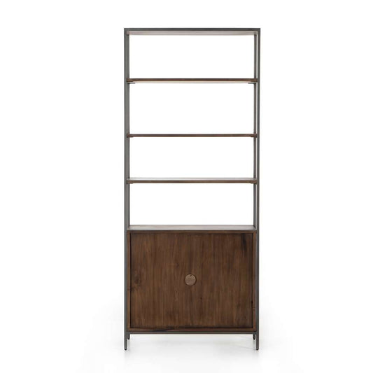 Four Hands - Trey Modular Wide Bookcase - Auburn Poplar - 223961-001 veiw 2