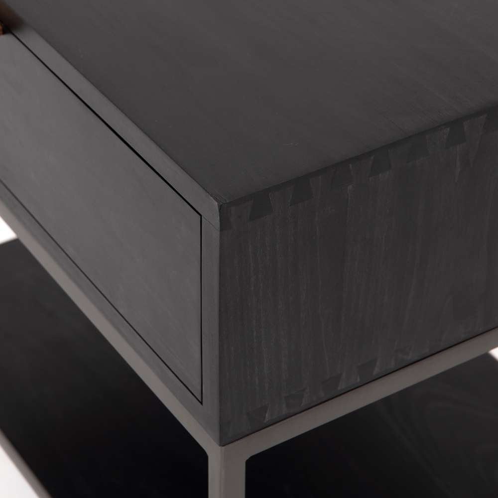 Four Hands - Trey Nightstand - Black Wash Poplar - 108459-004 veiw 5