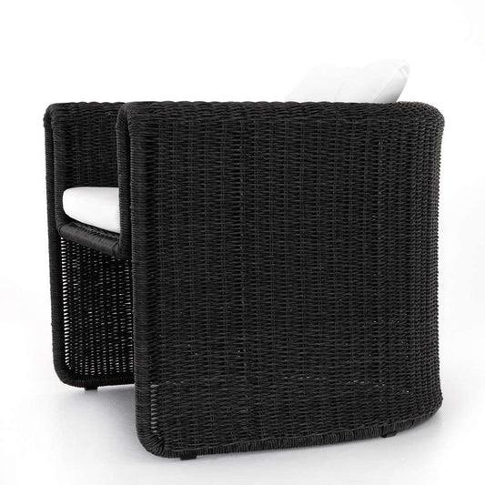 Four Hands - Tucson Woven Outdoor Chair - Coal - 224749-002 veiw 2