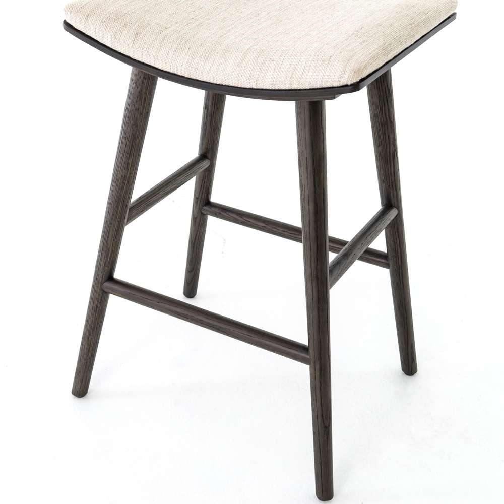 Four Hands - Union Saddle Counter Stool - Light Carbon - 107656-023 veiw 5
