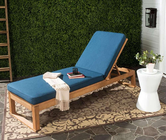 Safavieh - Solano Sunlounger - Natural - Navy - PAT7024C veiw 2