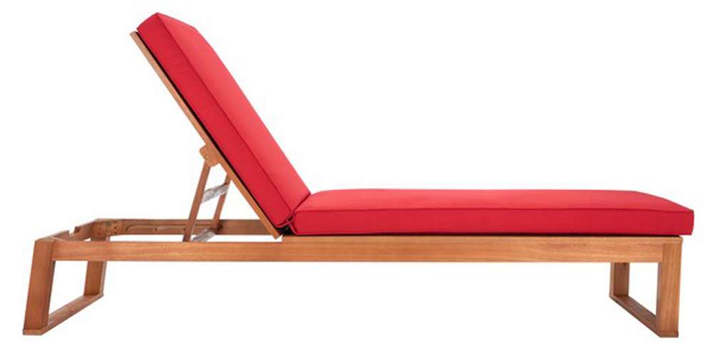 Safavieh - Solano Sunlounger - Natural - Red - PAT7024R veiw 4