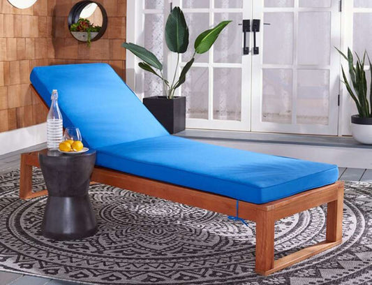 Safavieh - Solano Sunlounger - Natural - Royal Blue - PAT7024K veiw 2
